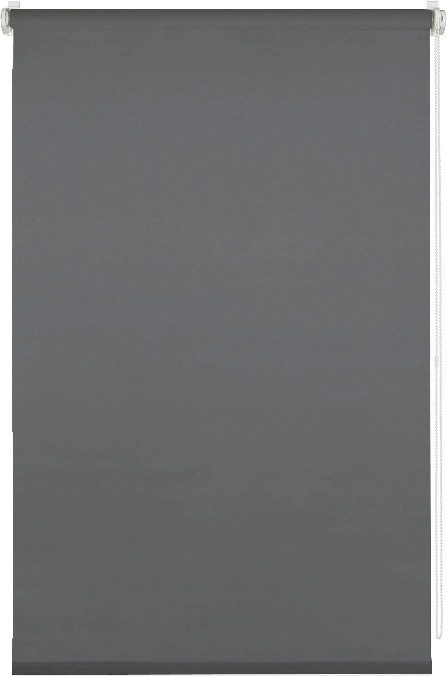 OTTO HOME Seitenzugrollo Uni Klemmrollo Anthrazit Polyester