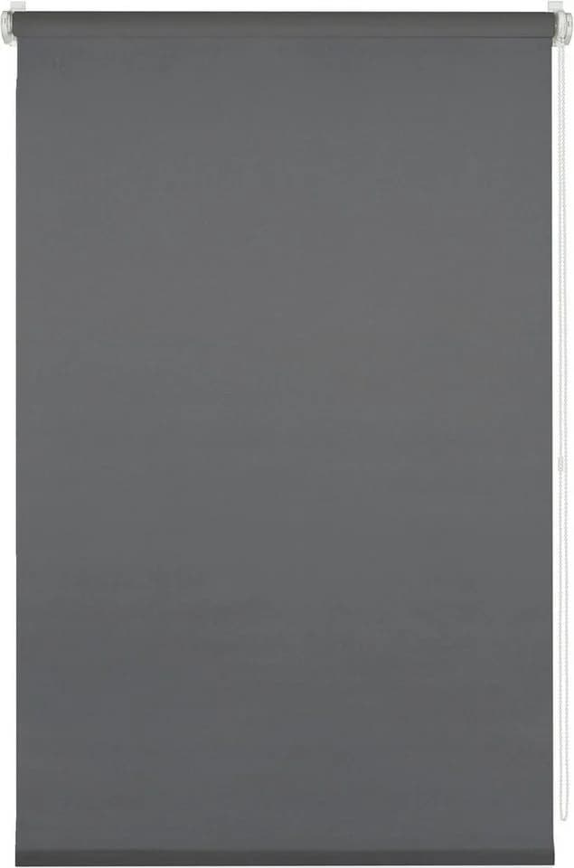 OTTO home Seitenzugrollo Uni Klemmrollo Anthrazit Polyester - Bild 2