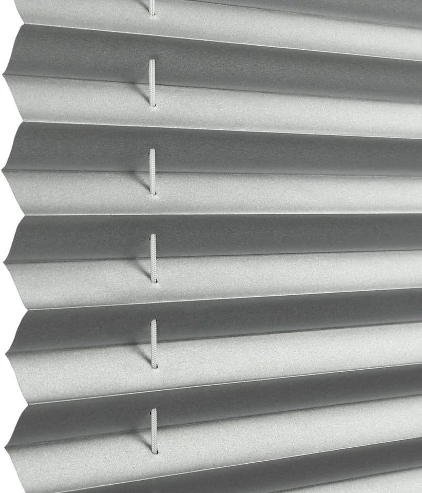 GARDINIA Concept Thermo Plissee Grau Abdunkelnd - Bild 5