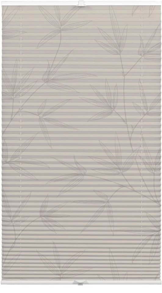 OTTO HOME Plissee Dekor Bamboo Moonbeam Grau Klemmfix