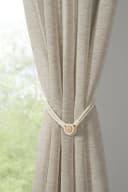 GARDINIA Raffhalter Kordel Beige mit Magnetverschluss Bild 1
