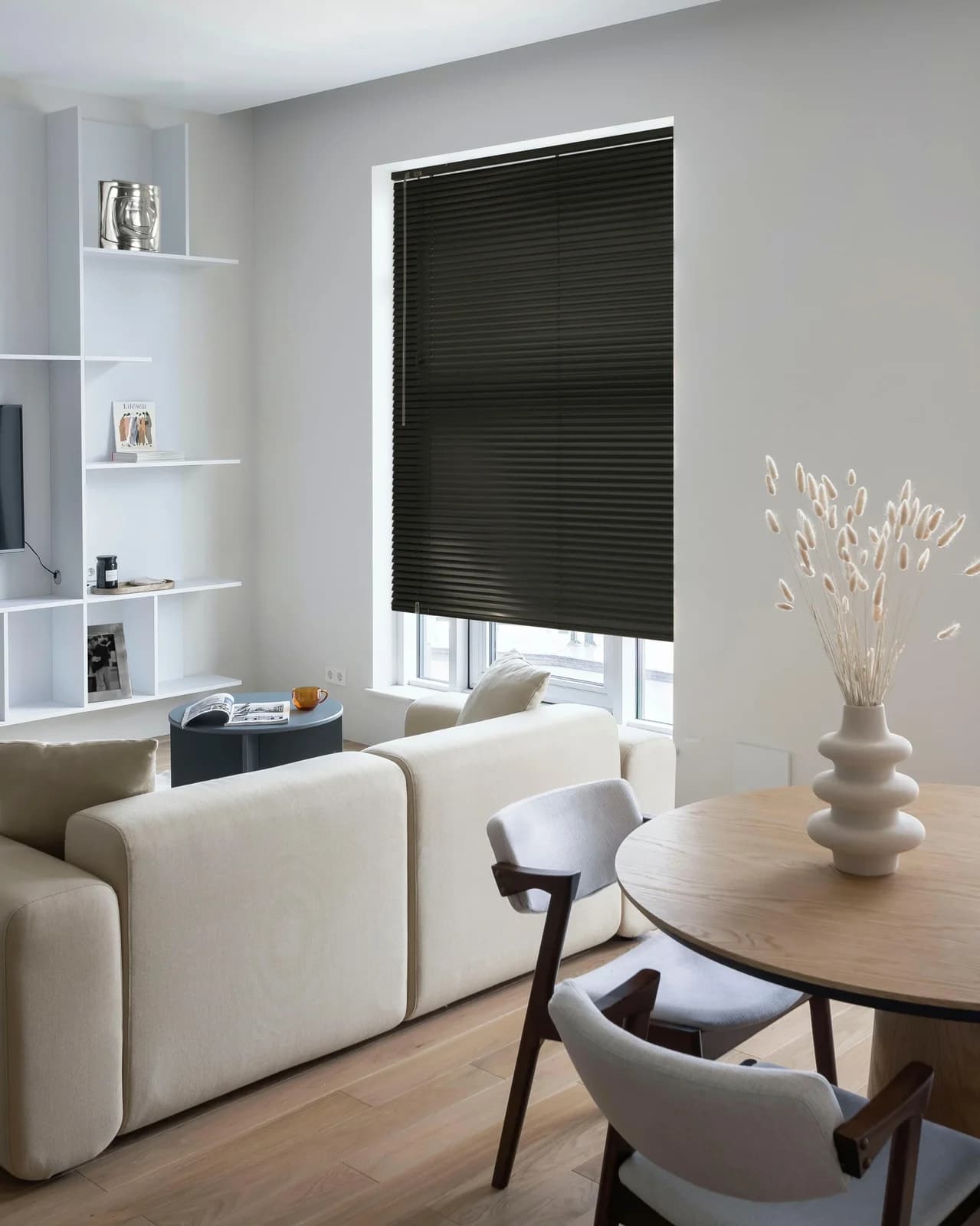 Gardinia Aluminium-Jalousie 25 mm Schwarz 120x175 cm