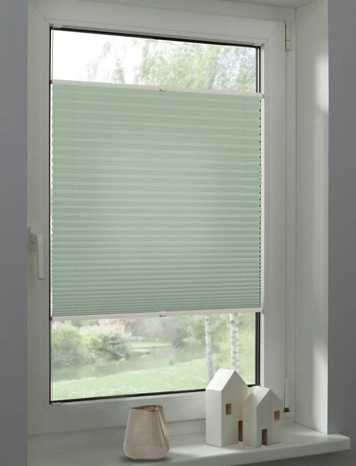 Plissee Milla Grün 100% Polyester Blickdicht Modern - Bild 5