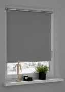 Seitenzugrollo Thermorollo Martha Hellgrau Verdunkelnd Polyester Bild 1