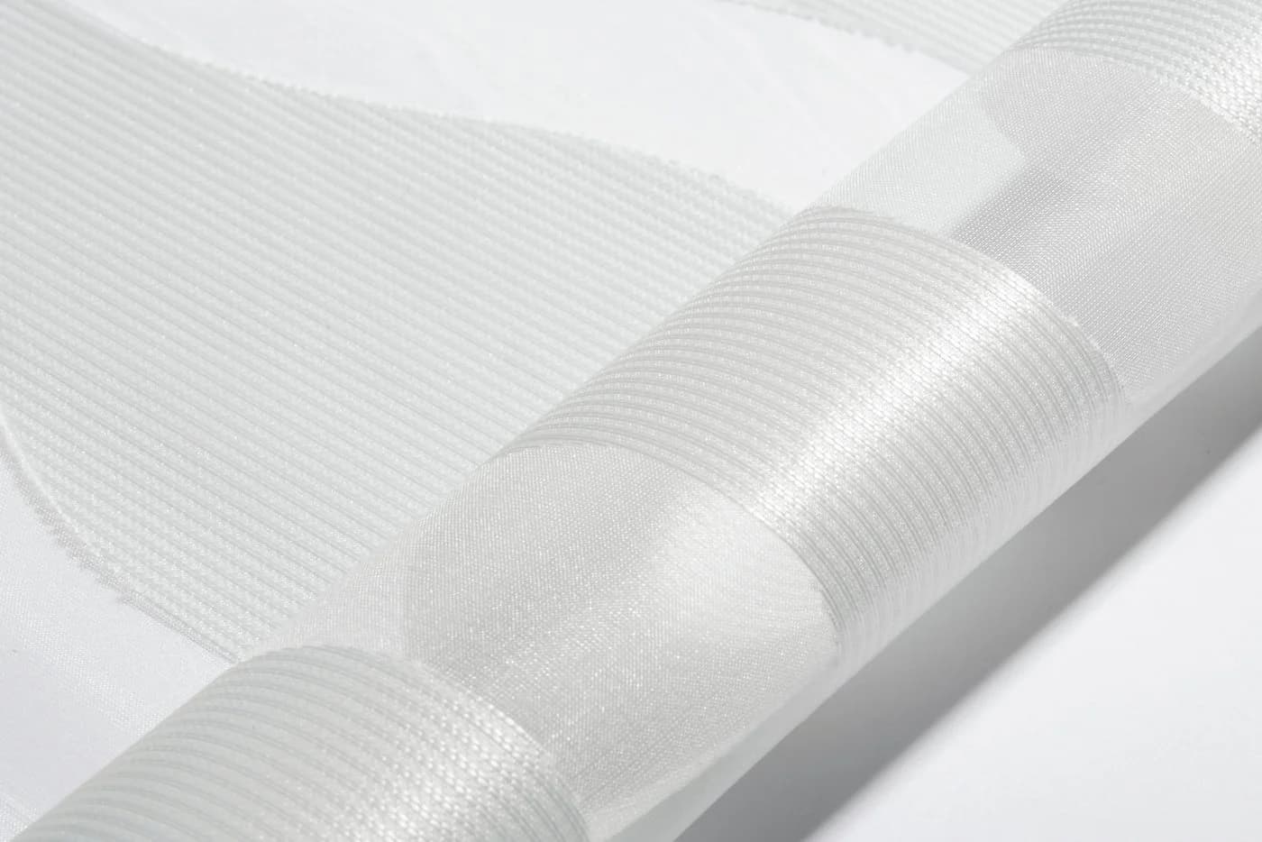 Doppelrollo Tilda Weiß Klemmfix Polyester Sichtschutz - Bild 3