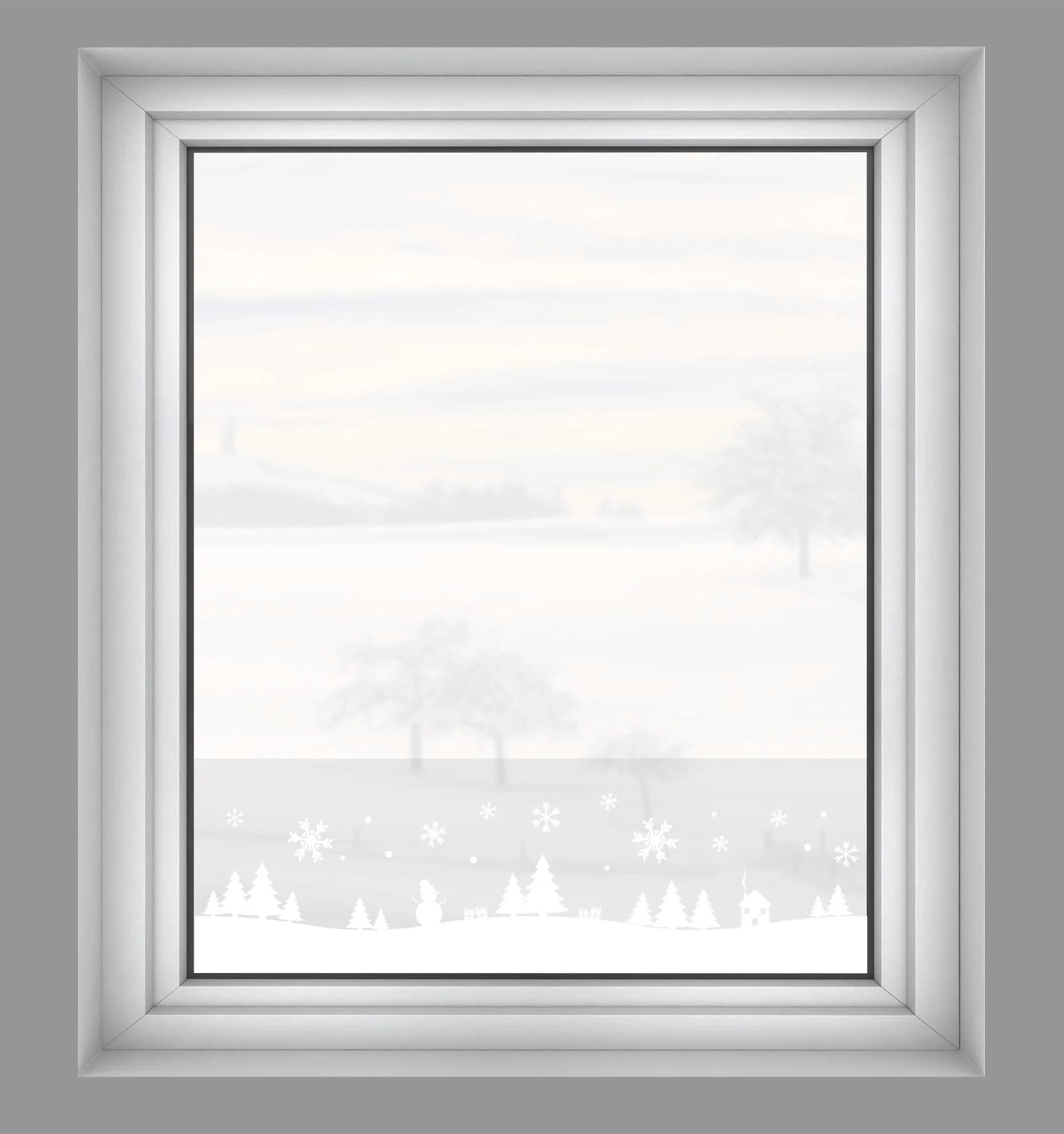GARDINIA X-Mas Bäume Fensterfolie 20 x 150 cm halbtransparent