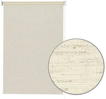 GARDINIA Seitenzugrollo Uni-Rollo Beige Polyester Fixmaß