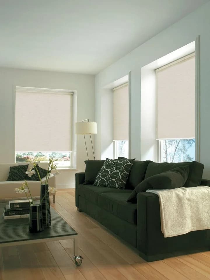 GARDINIA Seitenzugrollo Uni-Rollo Beige Polyester Fixmaß - Bild 5