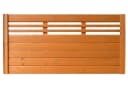 Sichtschutzelement BM MASSIVHOLZ EA5Y-F1X 2 Braun Holzwerkstoff 180x90 cm Bild 2
