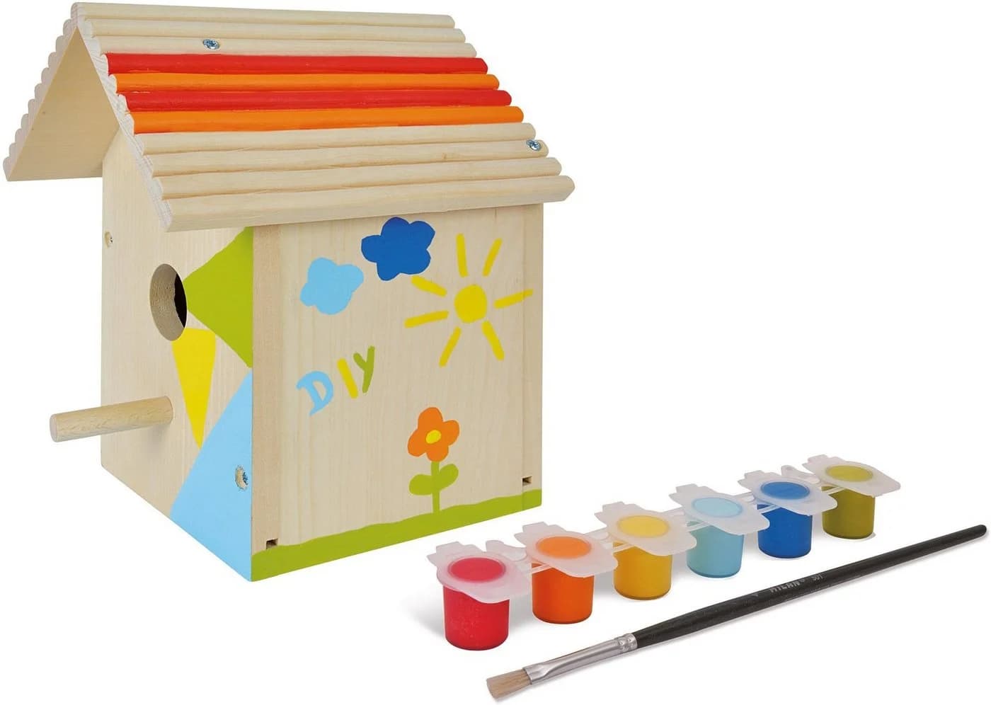 EICHHORN Kreativset Outdoor Vogelhaus zum Bemalen - Bild 3