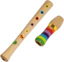 Eichhorn bunte Holzflöte mit 7 Löchern und Liederheft Bild 2