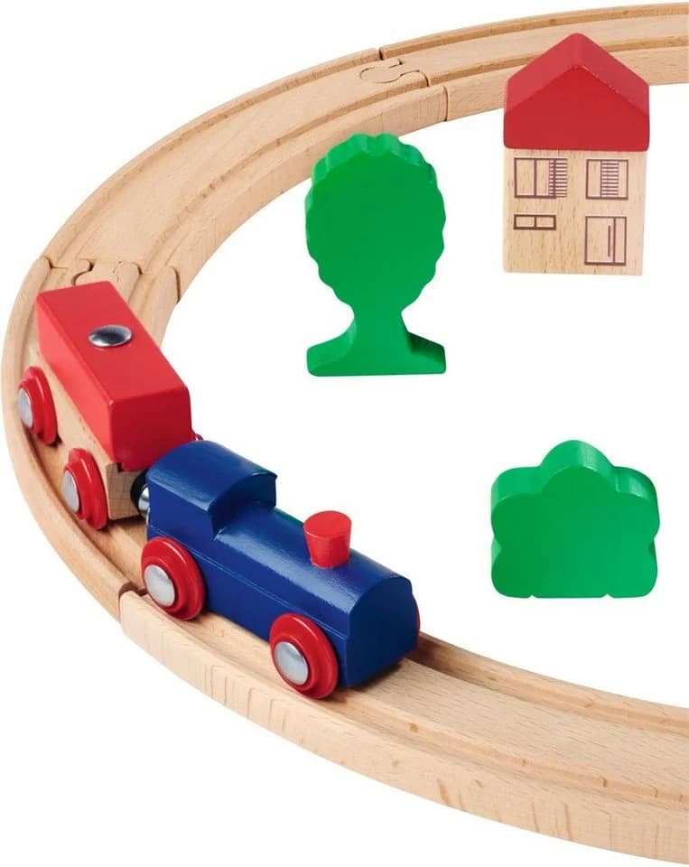 Eichhorn Spielzeug-Eisenbahn Kreis 20-tlg. FSC® Holz - Bild 4