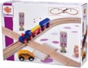 Eichhorn Spielzeug-Eisenbahn Achterbahn 27-tlg. Bunt/Beige Holz Bild 5