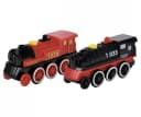Eichhorn Spielzeugeisenbahn-Lokomotive E-Lok Batterie 4-Rad Antrieb 11cm Bild 2