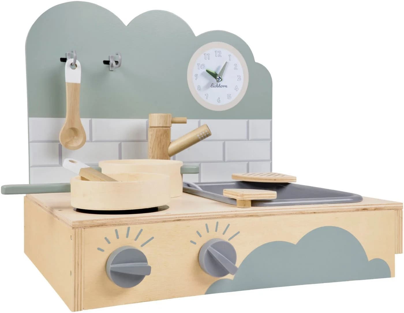 Eichhorn Spielküche Kleine Tischküche Beige Natur - Bild 3