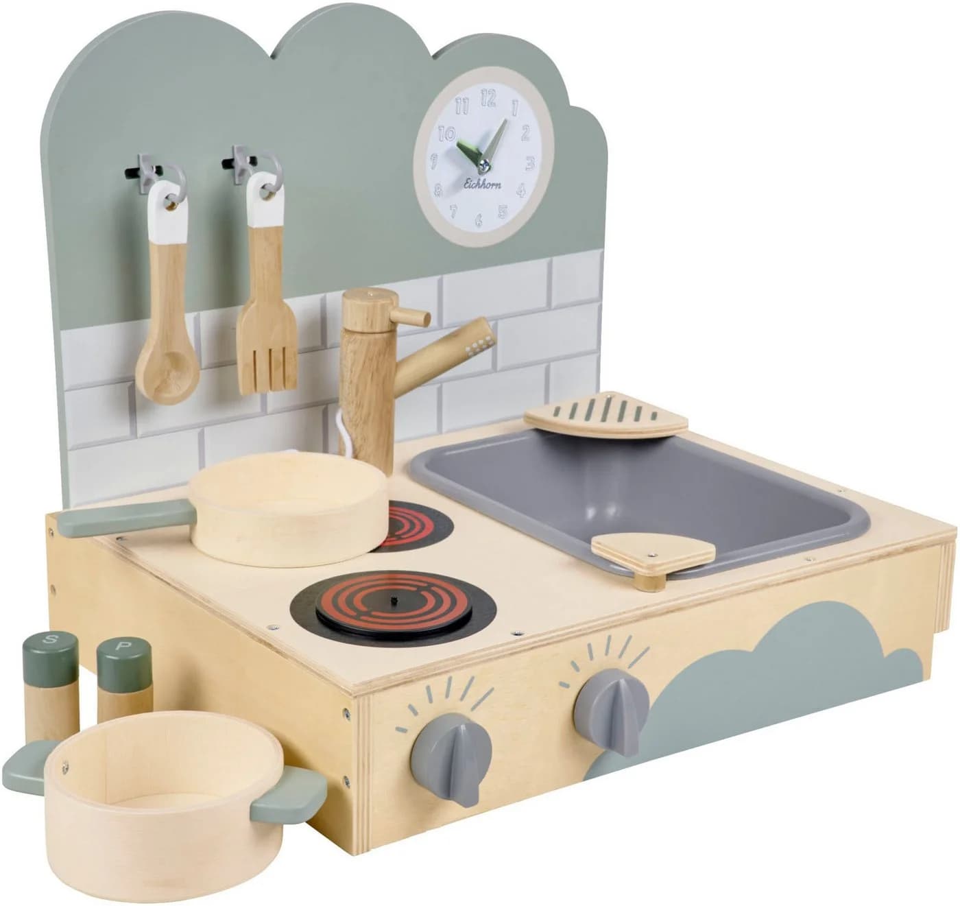 Eichhorn Spielküche Kleine Tischküche Beige Natur - Bild 4