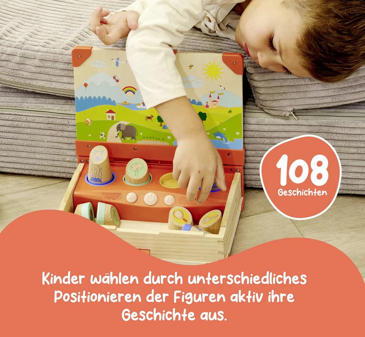 Eichhorn Lernspielzeug LiLUMi - Interaktives Hörbuch 12-St Bunt - Bild 5