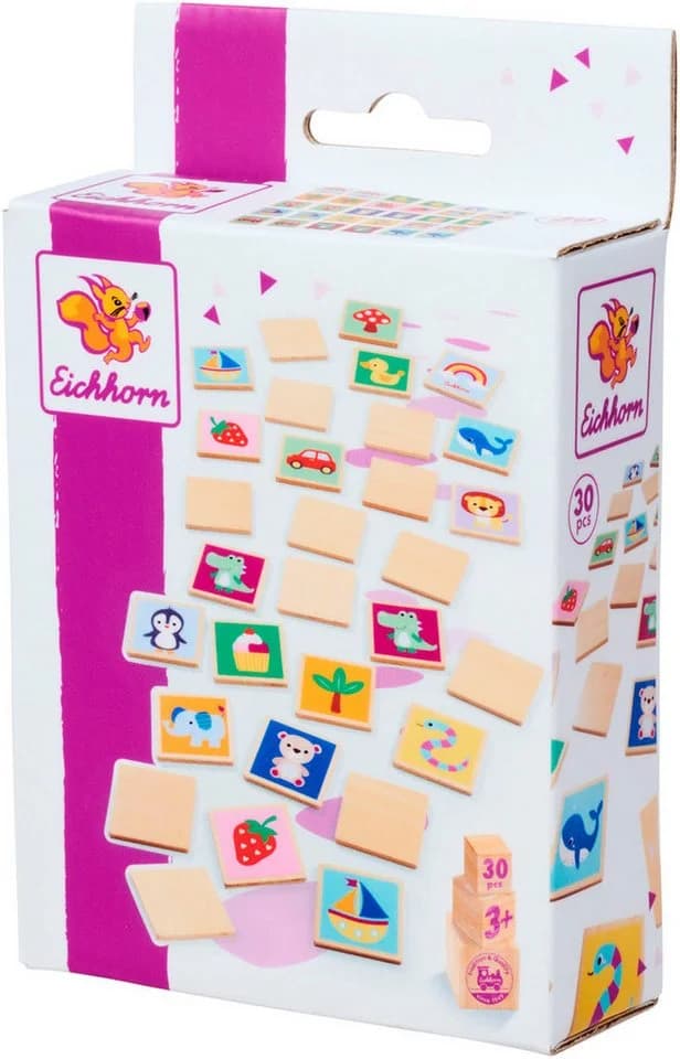 Eichhorn Geschicklichkeitsspiele-Set mit Memo-Spiel Bunt - Bild 3