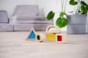 Eichhorn Montessori Fensterbausteine 5-tlg. Bunt Holz Acrylglas Bild 5