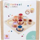 Eichhorn Montessori Fühlbrett 9 Zylinder Bunt FSC Holz Bild 3
