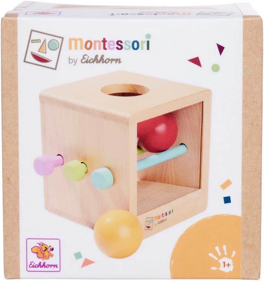 Eichhorn Montessori Box mit Kugeln - Lernspielzeug Bunt - Bild 3