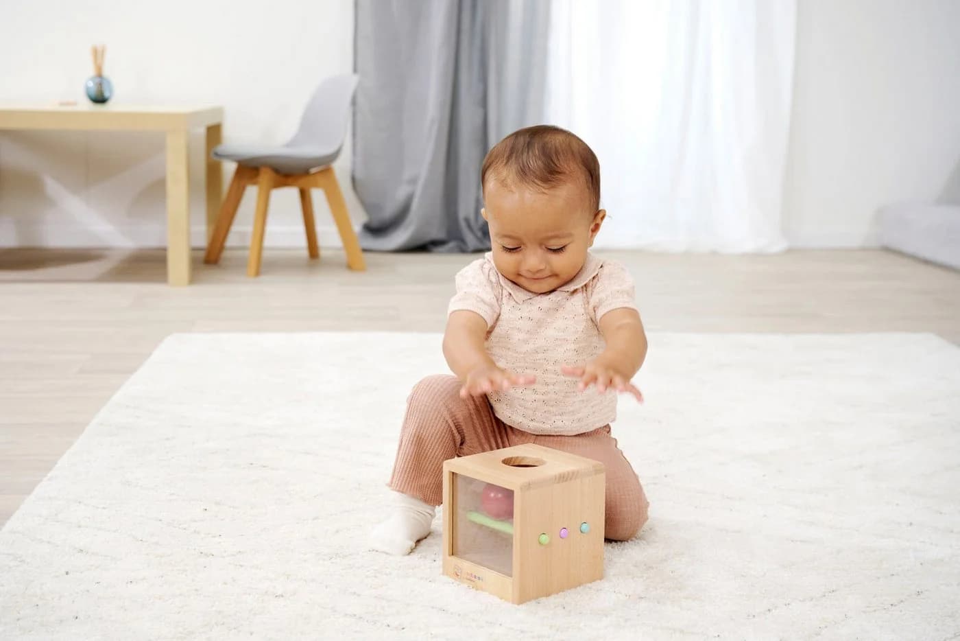 Eichhorn Montessori Box mit Kugeln - Lernspielzeug Bunt - Bild 4