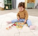 Eichhorn Steckpuzzle Fühlpuzzle mit Stoff, 7 Puzzleteile Bunt Bild 4