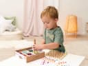Eichhorn Steckspielzeug Montessori Sortierperlen Bunt Bild 5