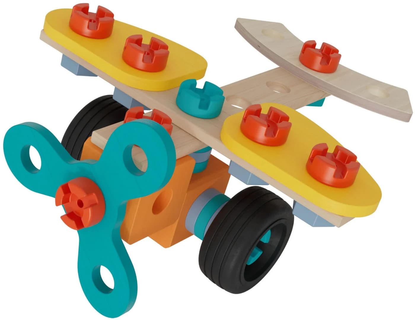 Eichhorn Constructor Mini Flugzeug Konstruktionsspielsteine 35-tlg.