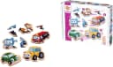 Eichhorn Kinder Puzzle 5 Fahrzeuge Holz 20 Teile ab 2 Jahren Bild 1