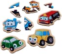Eichhorn Kinder Puzzle 5 Fahrzeuge Holz 20 Teile ab 2 Jahren Bild 3