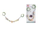 Eichhorn Kinderwagenkette Baby Bunt Holz & Silikon Bild 2