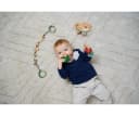 Eichhorn Kinderwagenkette Baby Bunt Holz & Silikon Bild 4