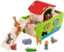 Eichhorn Steckspielzeug Arche Noah 21-tlg. Bunt mit abnehmbarem Dach Bild 1