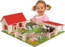 EICHHORN Spielwelt Bauernhof klein Bunt Holz Bild 1