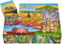 Eichhorn Puzzle 12 Teile Kinder Würfel Holz Tiermotive Bild 3