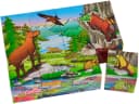 Eichhorn Puzzle 12 Teile Kinder Würfel Holz Tiermotive Bild 5