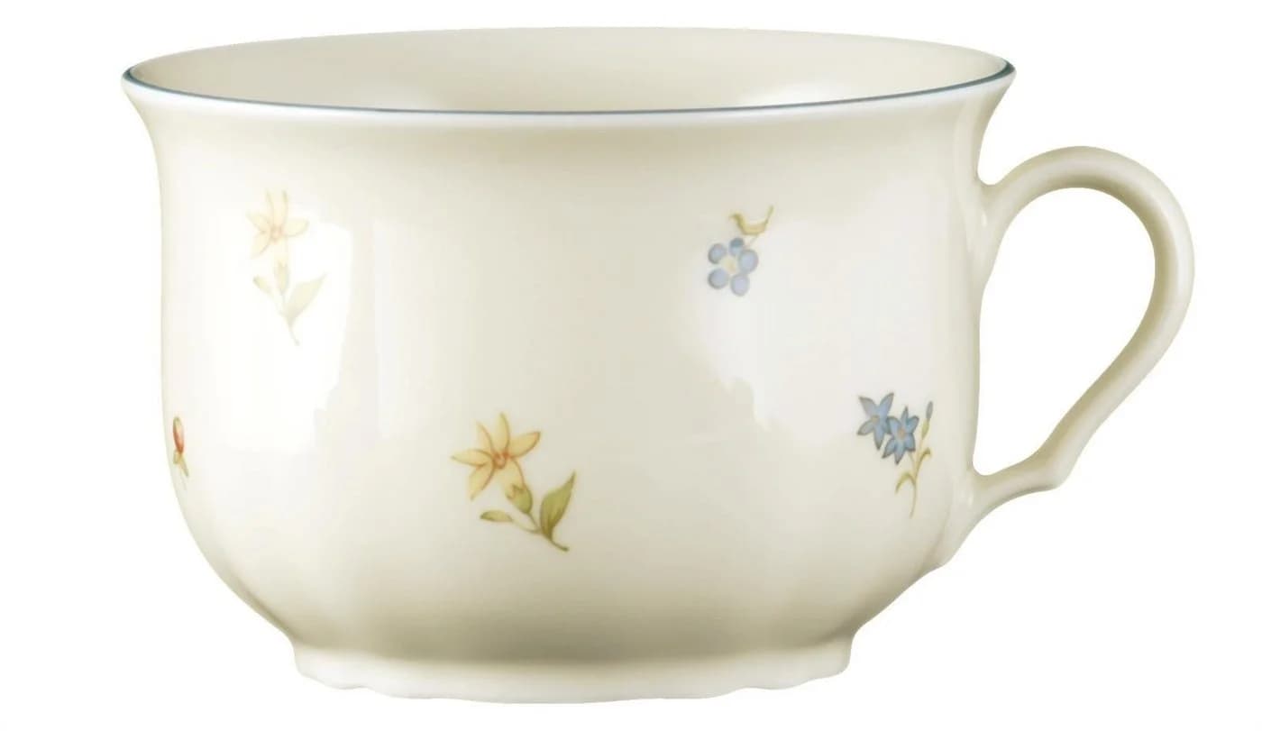 Seltmann Weiden Marie Luise Streublume Milchkaffeeobertasse Bunt Porzellan