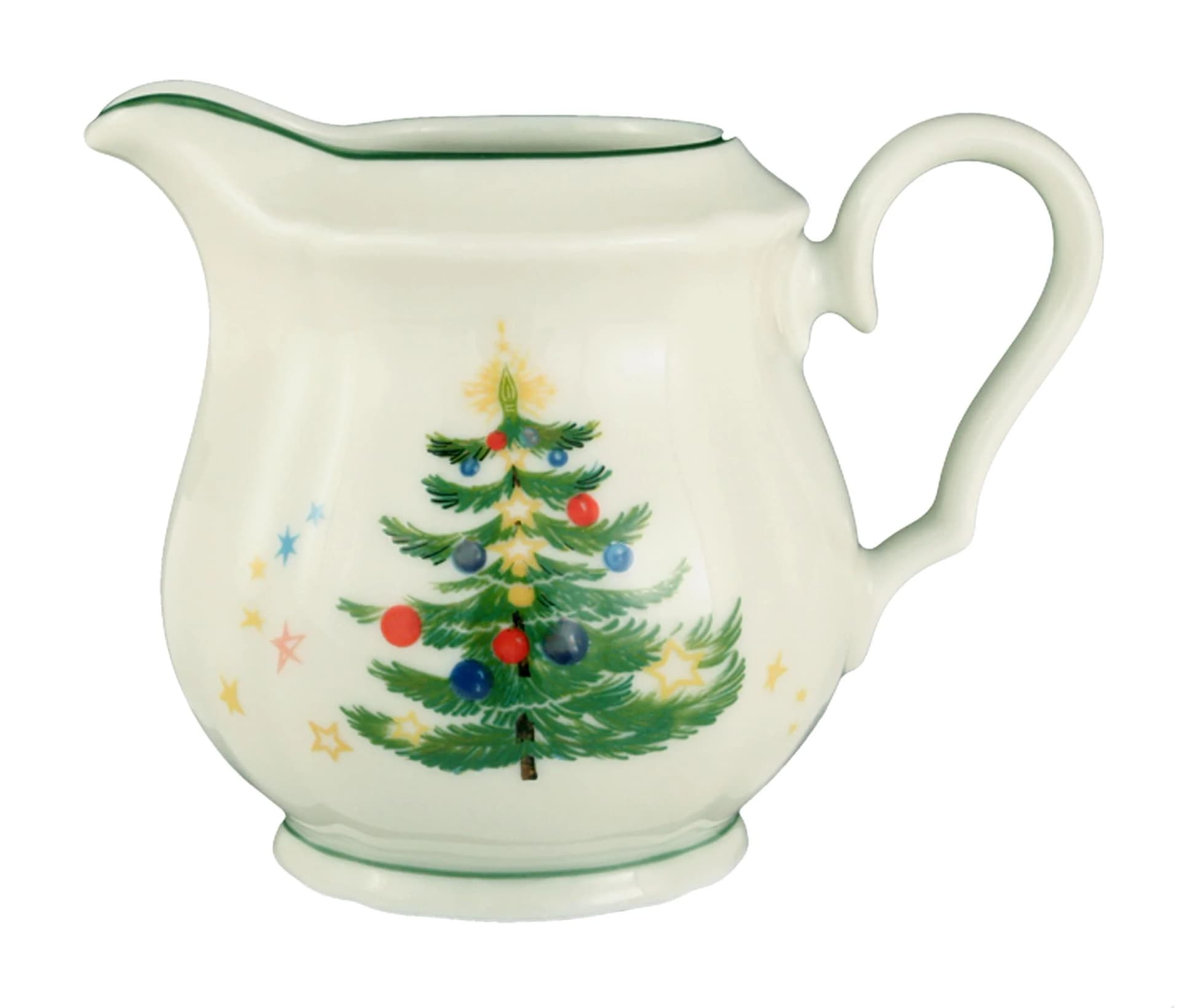 Seltmann Weiden Milchkännchen Marieluise Weihnachten Weiß-Grün