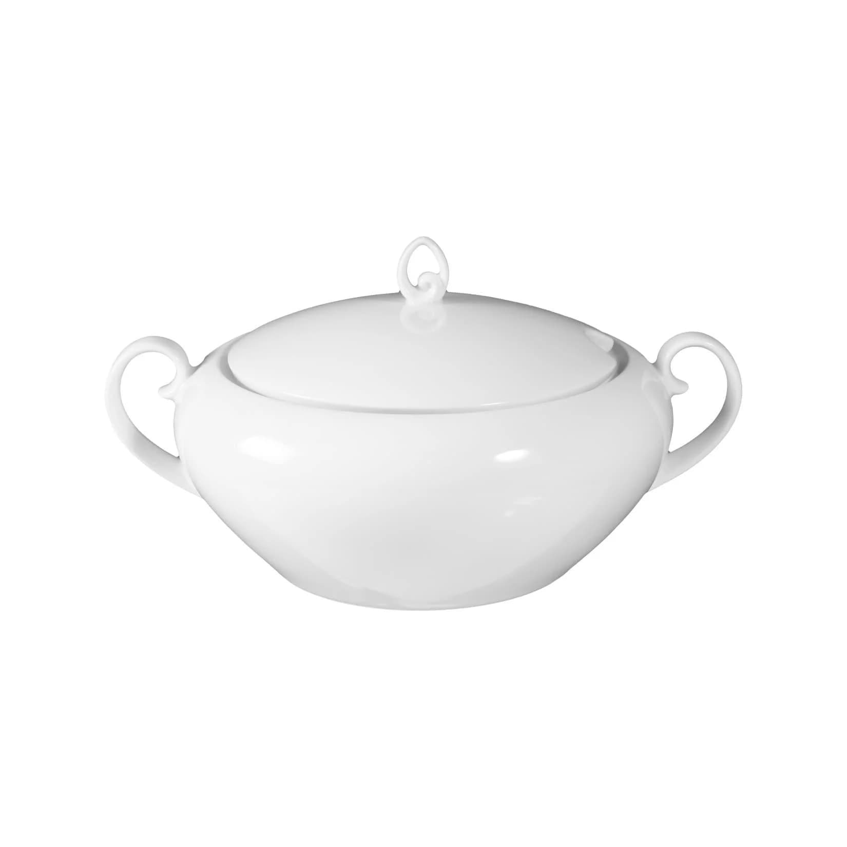 Seltmann Weiden Schüssel mit Deckel Rondo/Liane 2,35 l Weiß