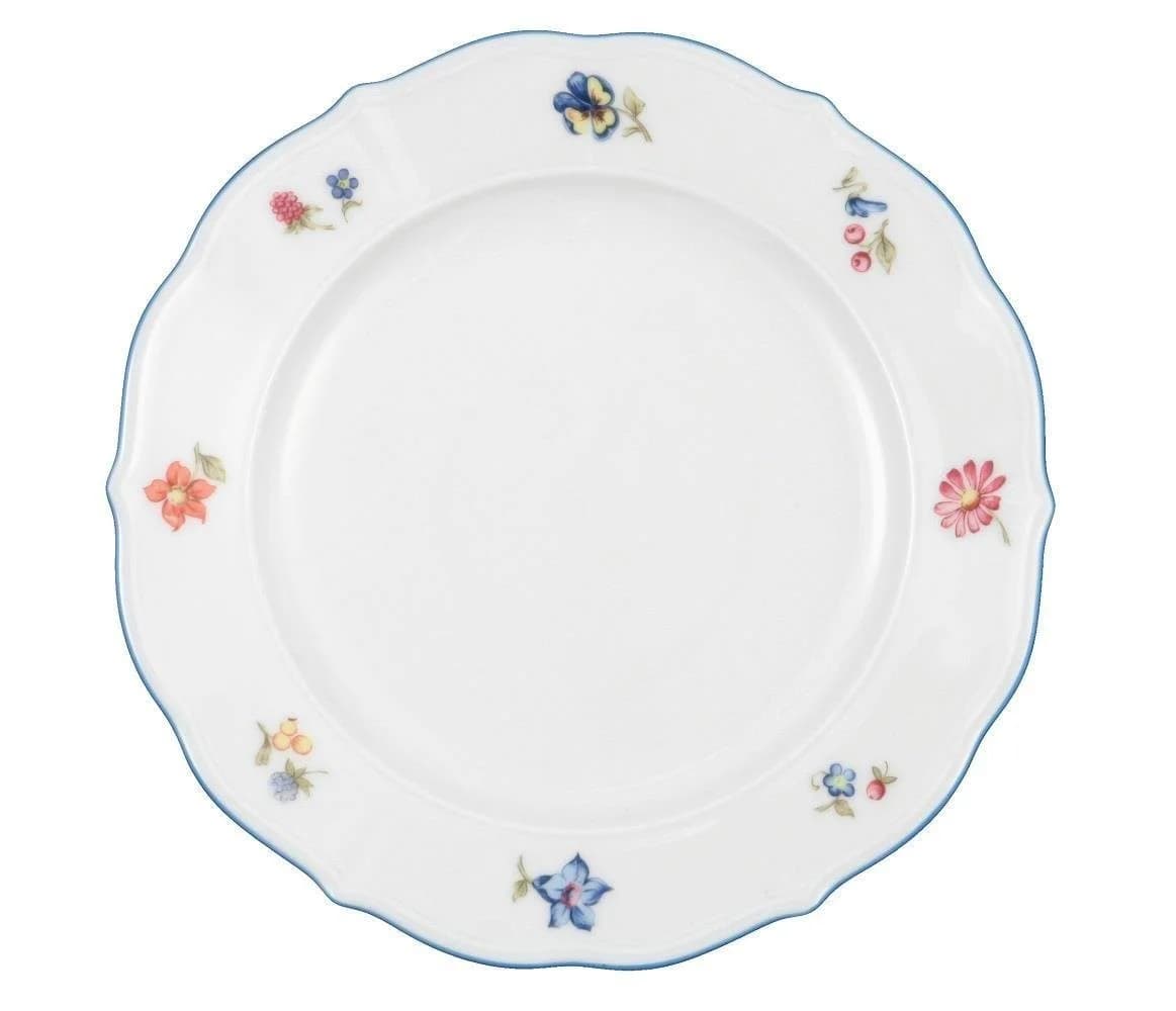 Seltmann Weiden Frühstücksteller Sonate Nostalgie 20 cm Weiß