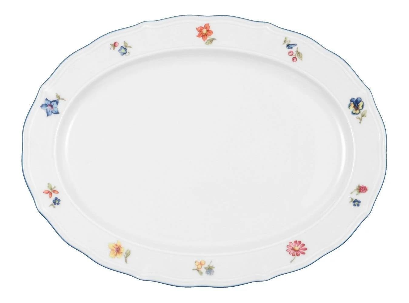 Seltmann Weiden Sonate Servierplatte oval 31x23 cm Porzellan
