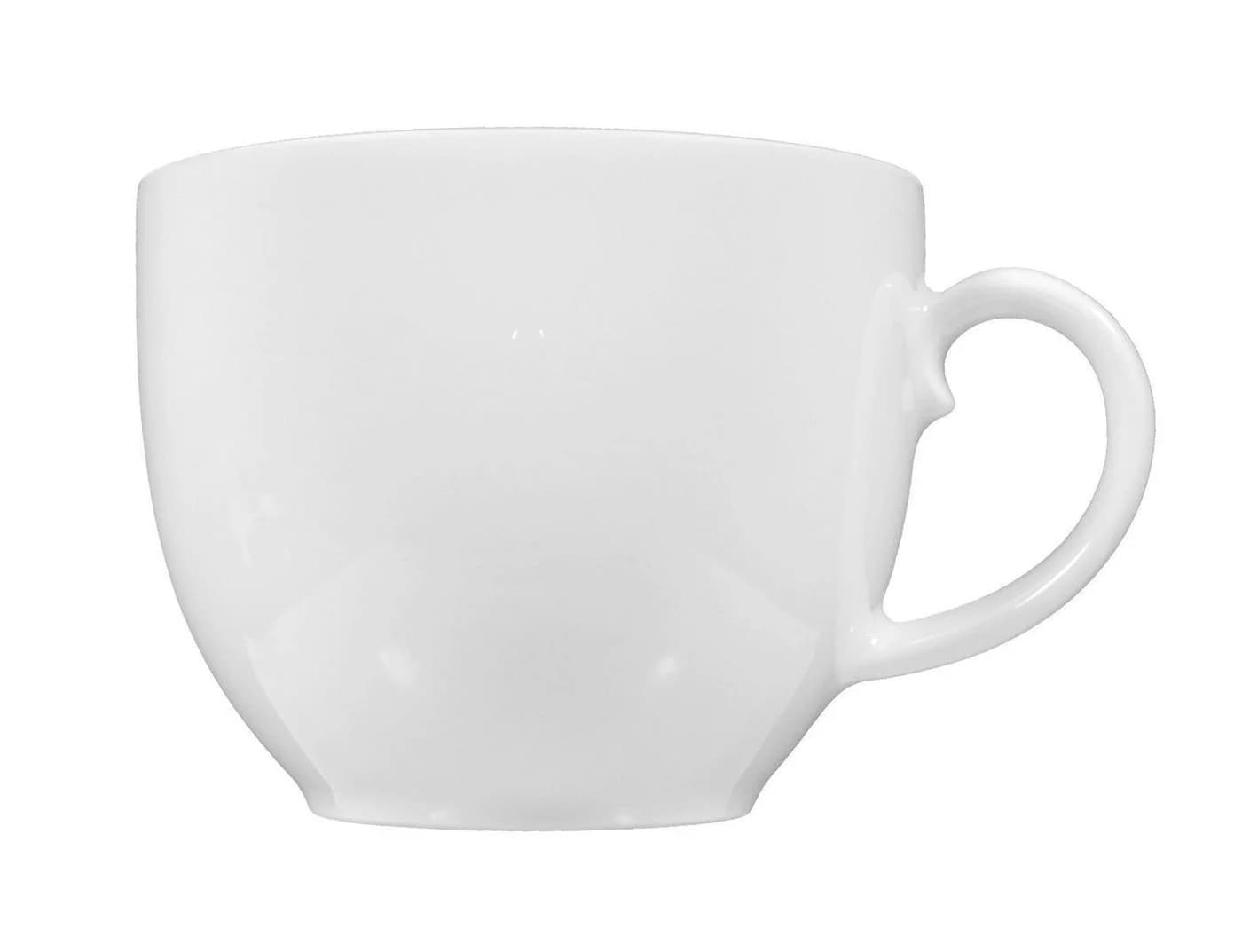Kaffeeobertasse LIANE Weiß Porzellan