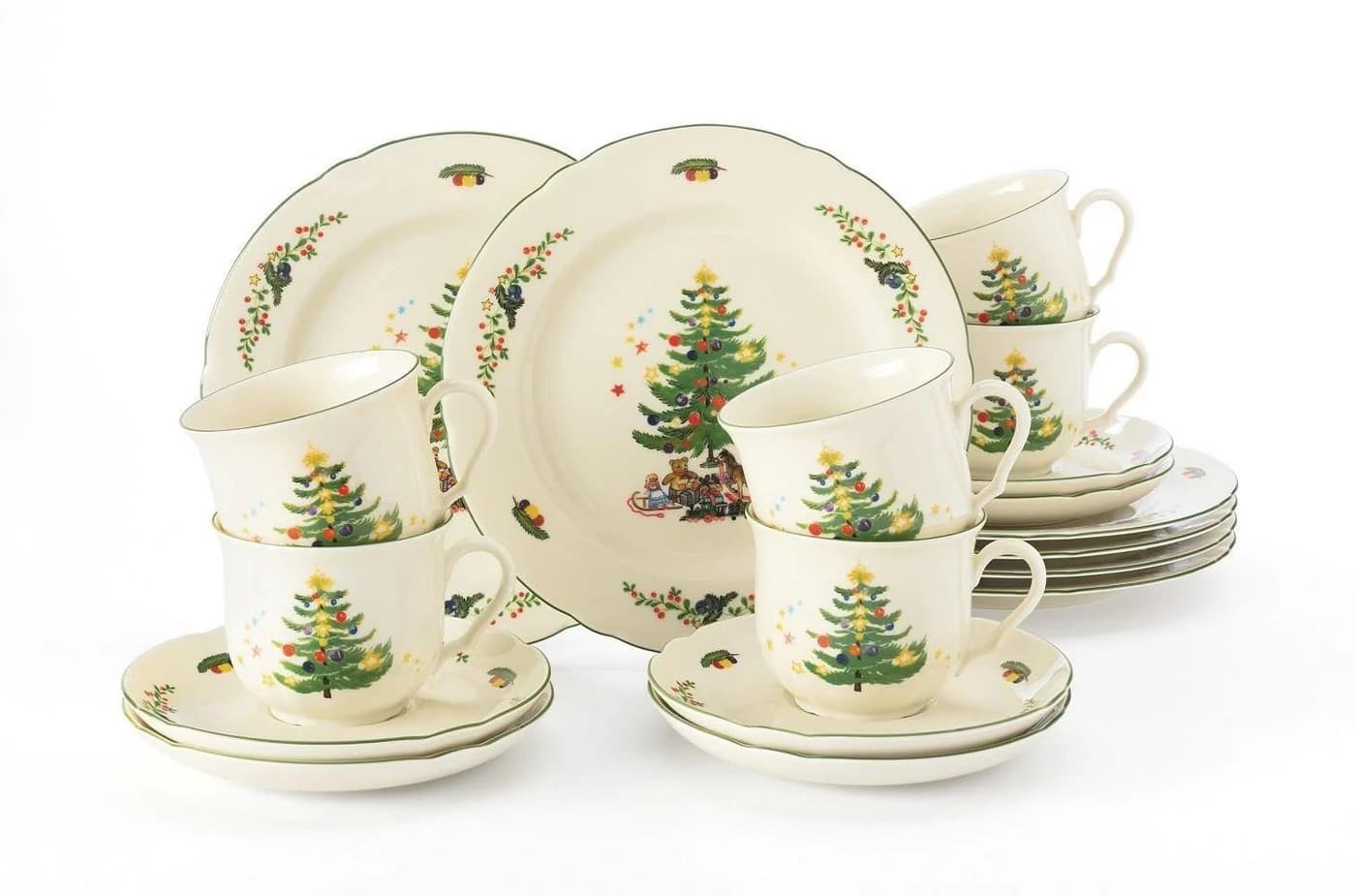 Seltmann Weiden Kaffeeservice 20-tlg. Marie Luise Weihnachten Porzellan