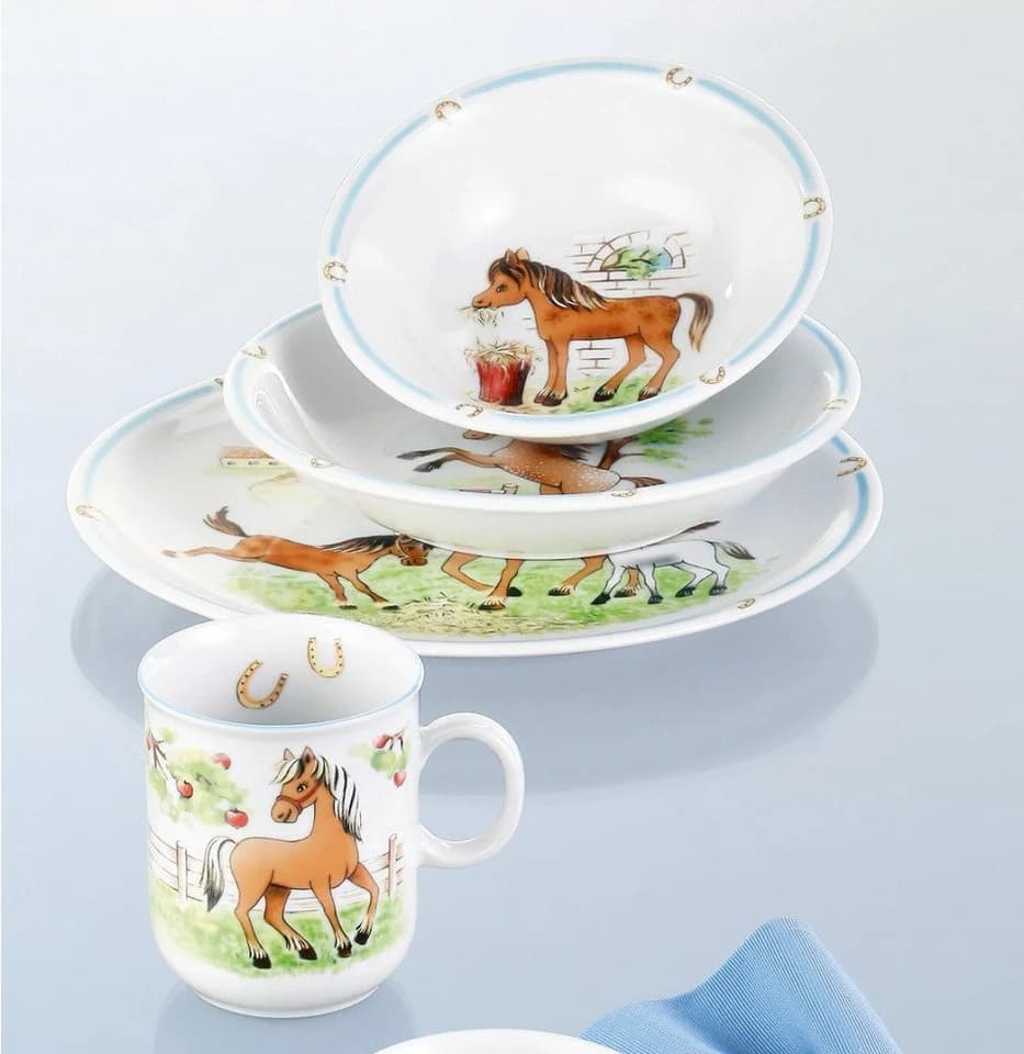 Seltmann Weiden Frühstücksteller Mein Pony Bunt Porzellan