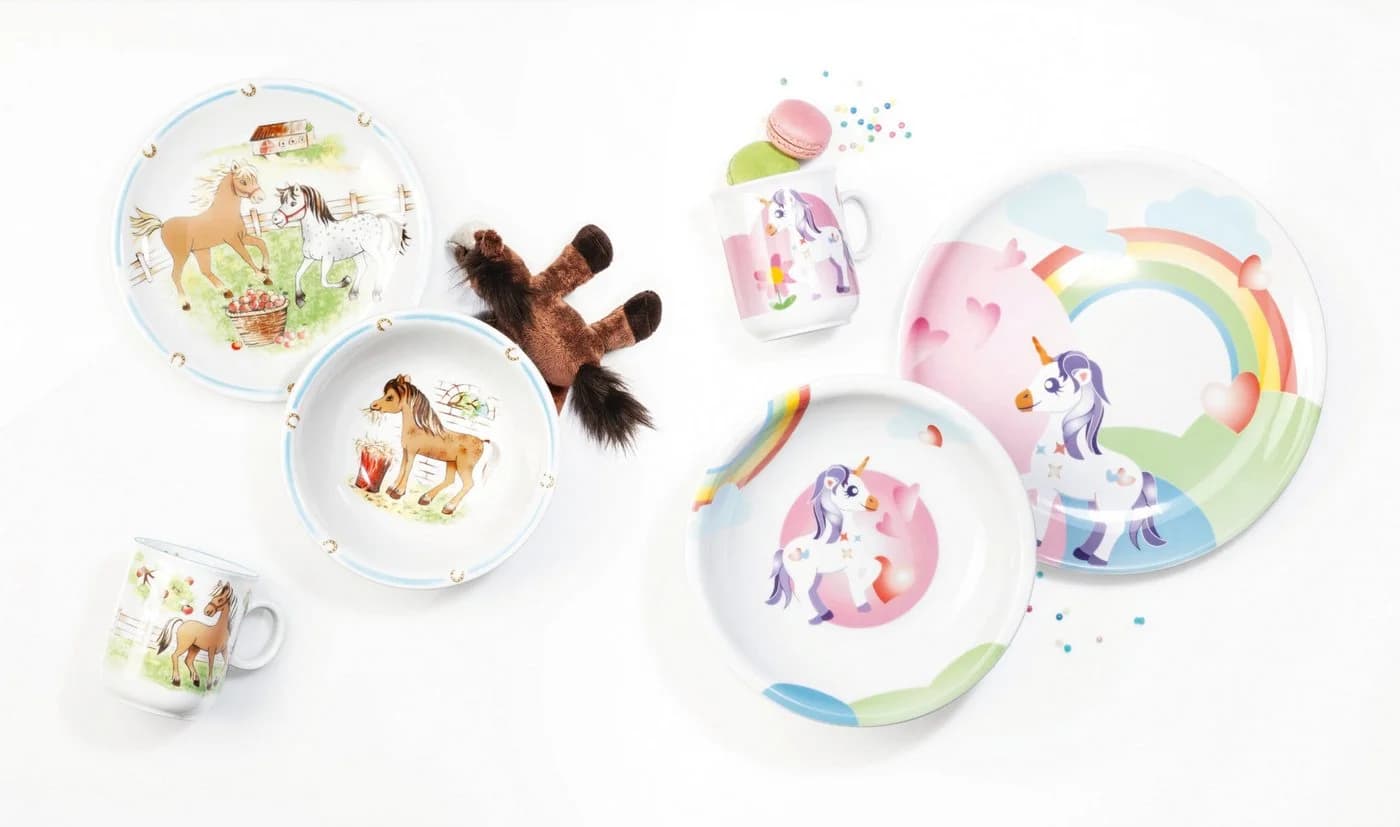 Seltmann Weiden Frühstücksteller Mein Pony Bunt Porzellan - Bild 2
