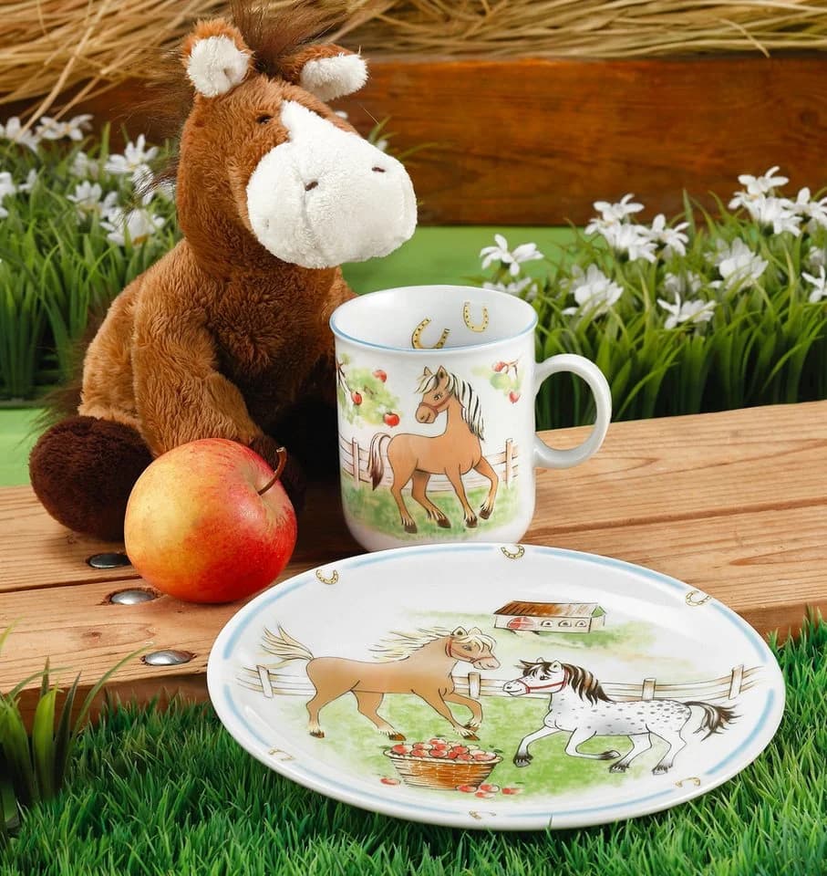 Seltmann Weiden Frühstücksteller Mein Pony Bunt Porzellan - Bild 5