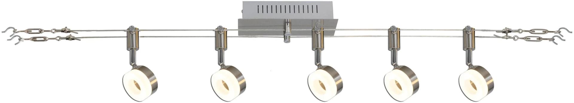 NÄVE LED Pendelleuchte Tony Chromfarben 5x LED Flexibel Verstellbar - Bild 2