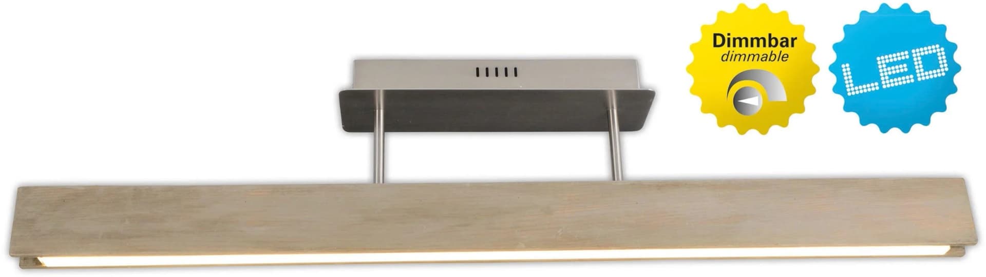 NÄVE LED Deckenleuchte Straight Braun Dimmbar Holzkorpus Esche - Bild 2