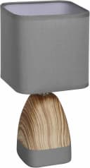 NÄVE Tischleuchte Home Lights Classic Grau Keramik Textil Bild 3
